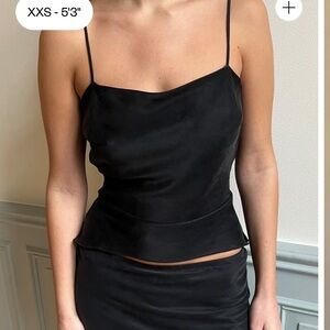 Djerf Avenue Dream Tank Top Ash XXS